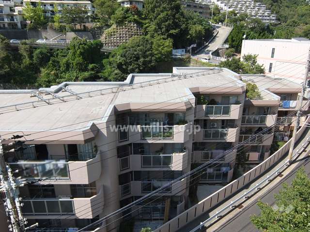 サニーハウス六甲台の遠景（南東側から）