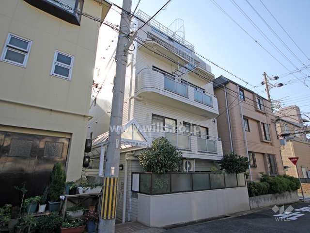 サンヴィラ六甲道パートⅢの外観(北東側から)