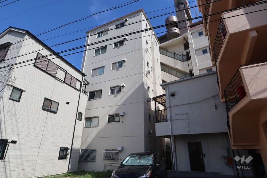 サンパレス倉石の外観（北西側から）