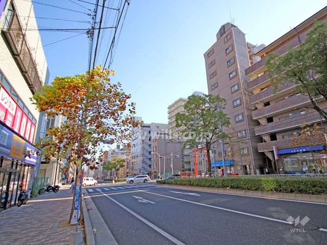 敷地北側の前面道路（山手幹線）