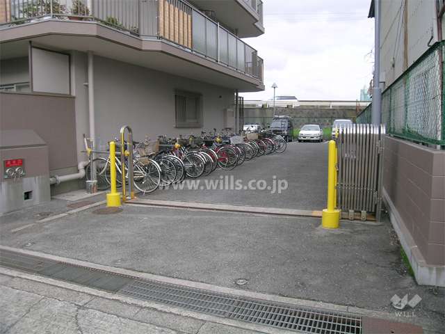 駐車場の入り口