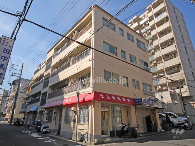 シャトー中原の外観(南東側から)