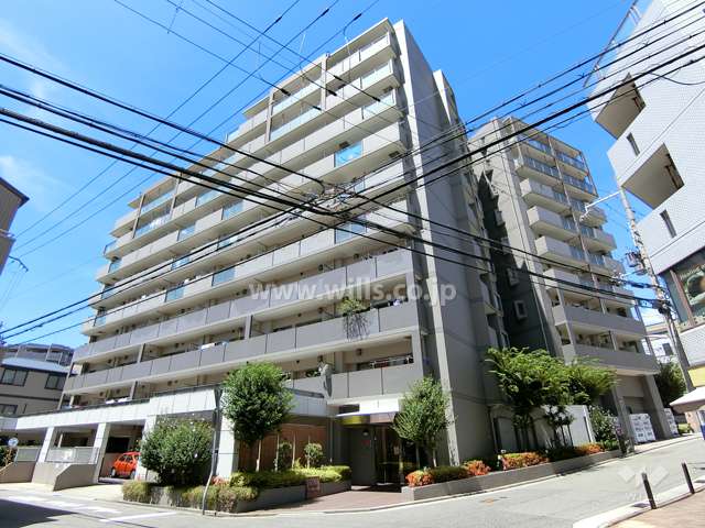 シャリエ六甲道の外観（南東側から）