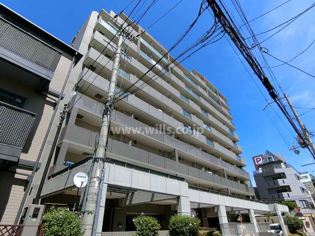 シャリエ六甲道の外観（南西側から）