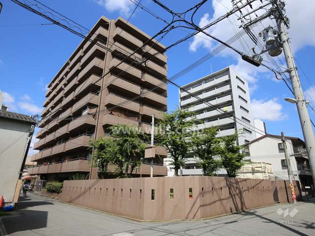 豊中岡町グランドハイツの外観（南東側から）