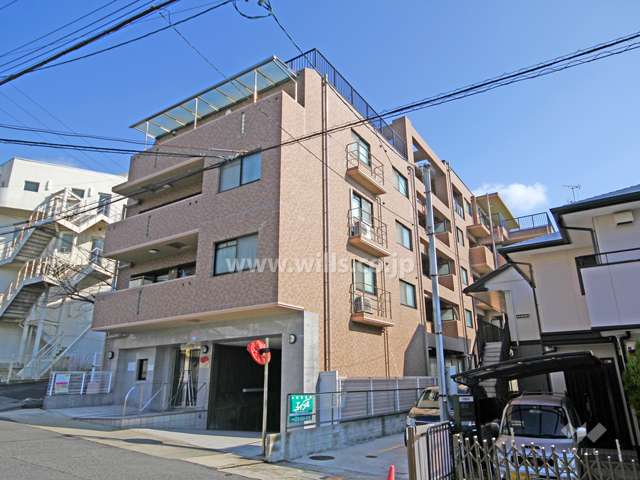 セレッソコート御影山手の外観(南西側から)