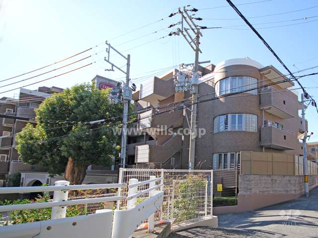 セレッソコート神戸天城通の外観(北東側から)