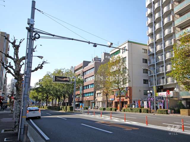 敷地南側の前面道路（山手幹線）