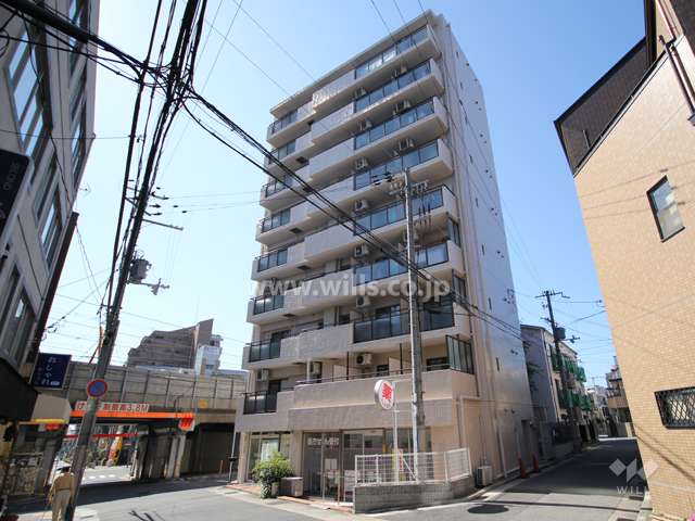 トーカンキャステール六甲道の外観(北東側から)