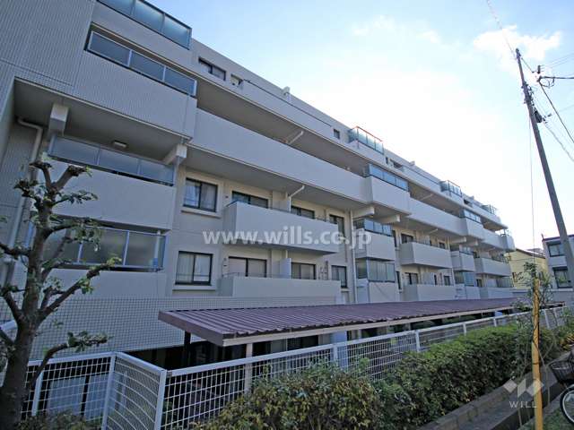 パークハイム六甲大和町の外観(北東側から)