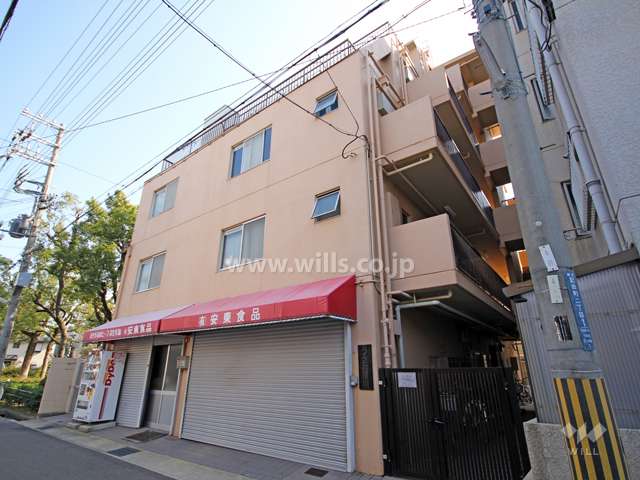 ハイツ石屋川の外観(北西側から)