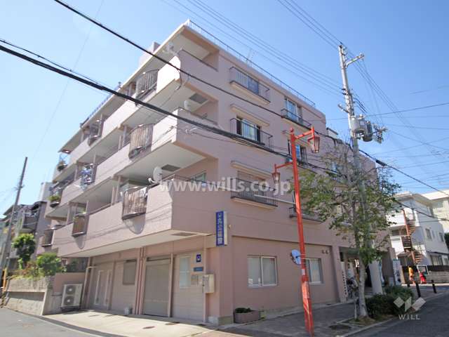 プラザ六甲道マンションの外観(南東側から)