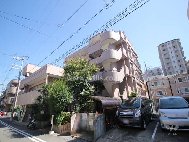 プラザ六甲道マンションの外観(北西側から)