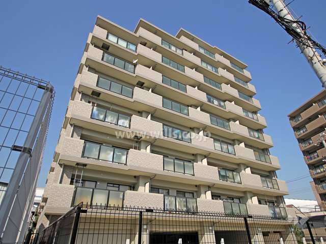 プレステージ灘新在家2の外観(南西側から)