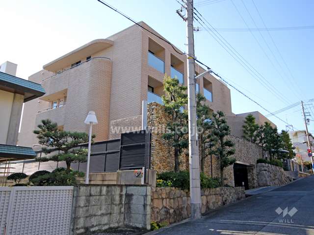 ベルエール摩耶の外観(北東側から)