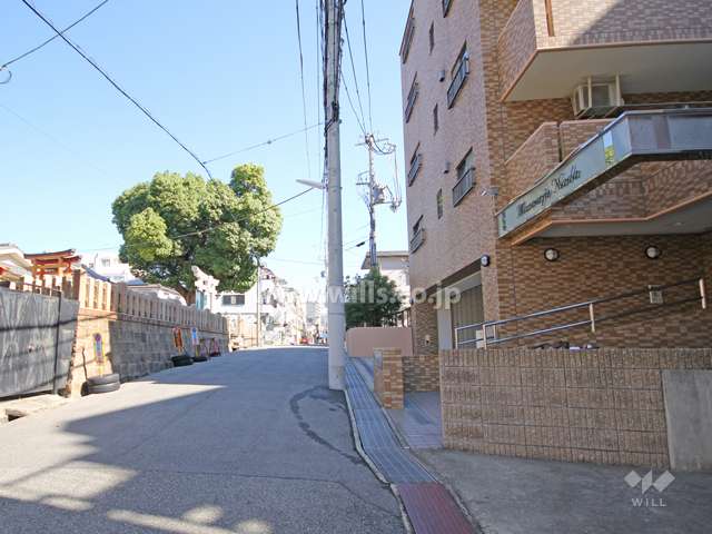 敷地北側の道路