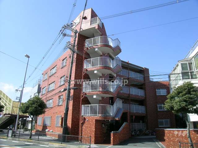 ライオンズマンション豊中上野の外観（北東側から）
