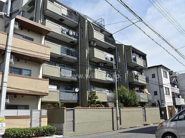 モンラヴィ六甲南の外観(南西側から)
