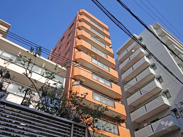 ライオンズマンション六甲口の外観（南西側から）