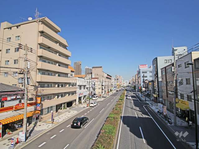 敷地南側の前面道路（国道2号線）