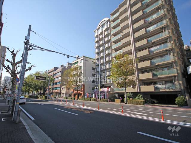 敷地南側の前面道路（山手幹線）