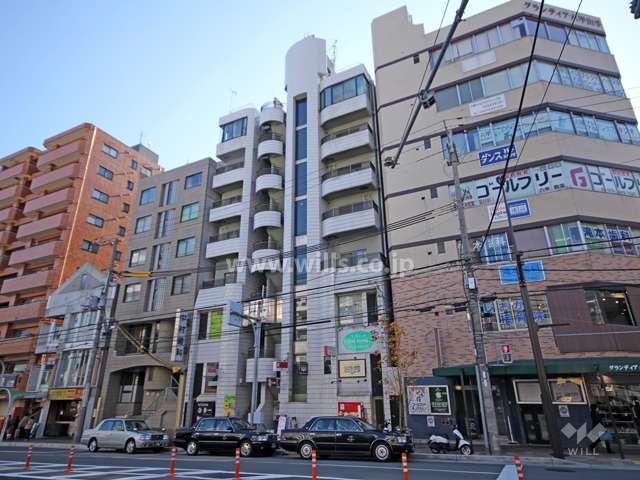 ロータリー六甲の外観(北西側から)