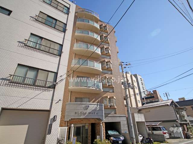 ワコーレブレス灘の外観(北西側から)