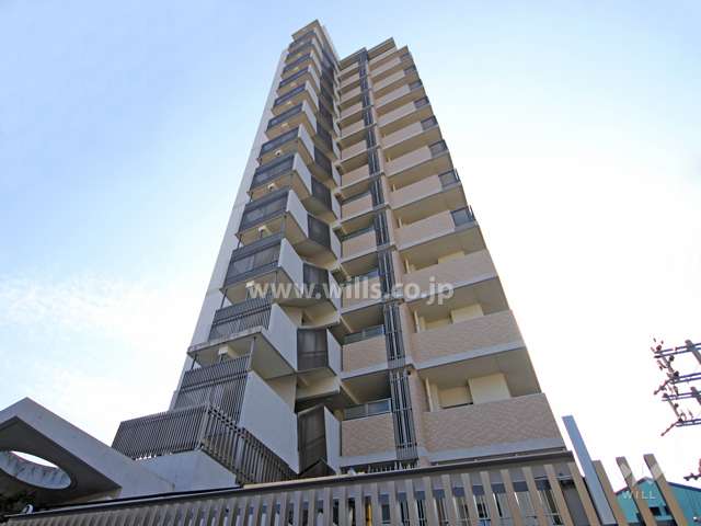 ワコーレ六甲道オービット1の外観(北西側から)