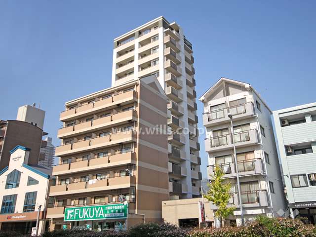 ワコーレ六甲道オービット1の外観(南東側から)