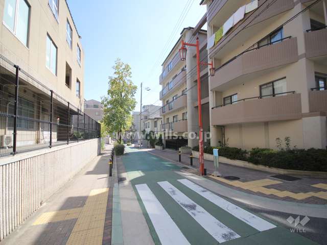 敷地東側の道路。