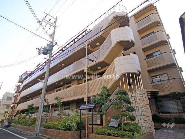 甲南パルミナード六甲の外観(北西側から)