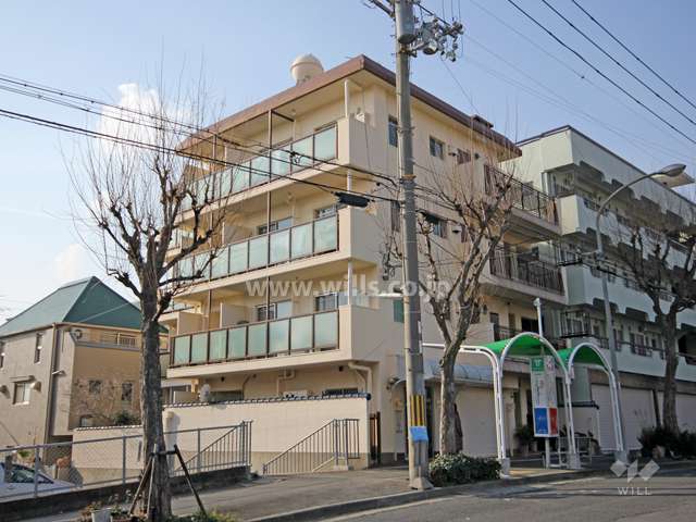 甲南第2六甲ハイムの外観(北東側から)