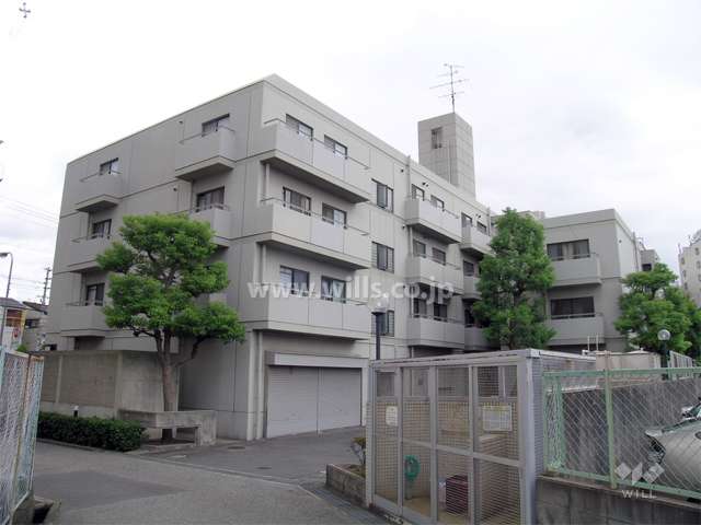 曽根東パークハイムの外観（北西側から）