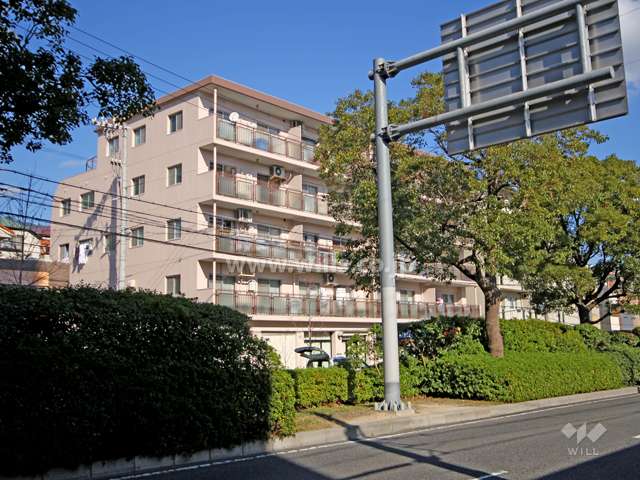 甲南第3六甲ハイムの外観(南西側から)