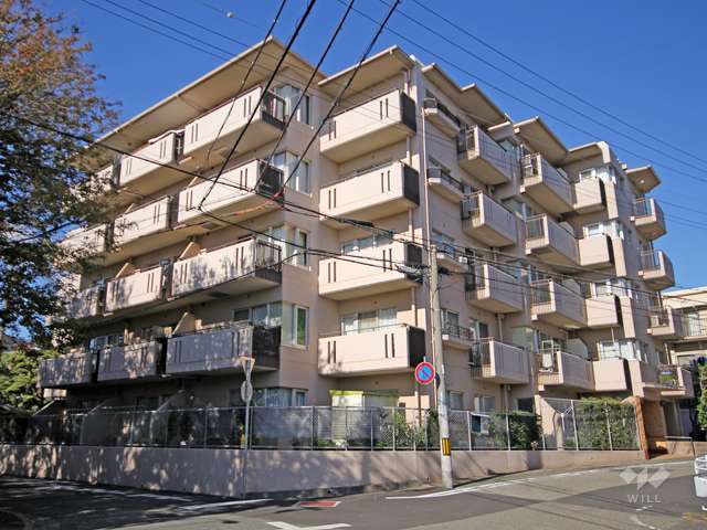 篠原リッチライフの外観(南東側から)