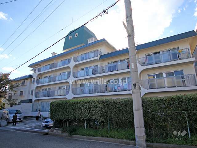 上野ハイツの外観(北東側から)