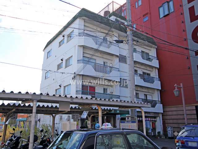 新在家コーポの外観(北東側から)