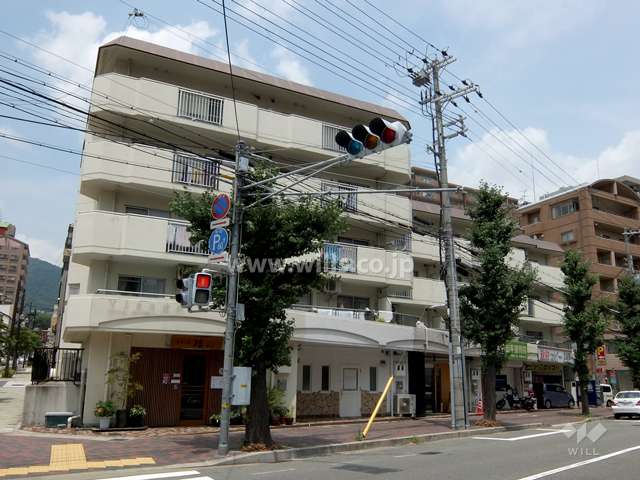 森後ハイツの外観（南西側から）