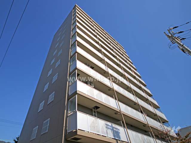 大石川サニーハイツの外観(南西側から)