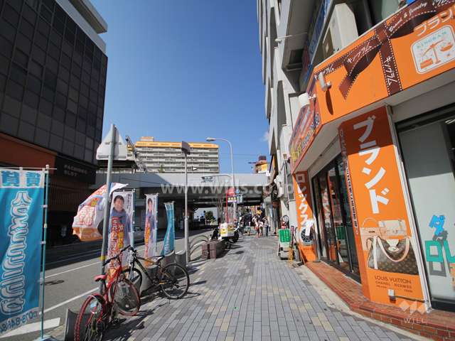 敷地西側の道路