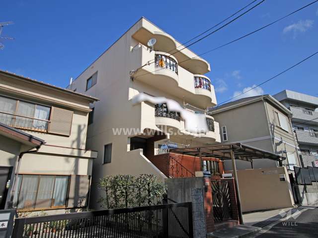 中村マンションの外観(南西側から)