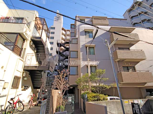 朝日プラザ六甲Ⅰの外観(西側から)