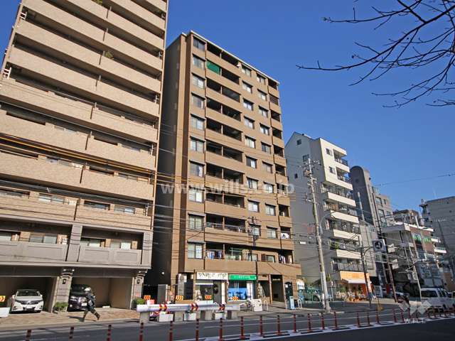朝日プラザ六甲Ⅱの外観(南西側から)