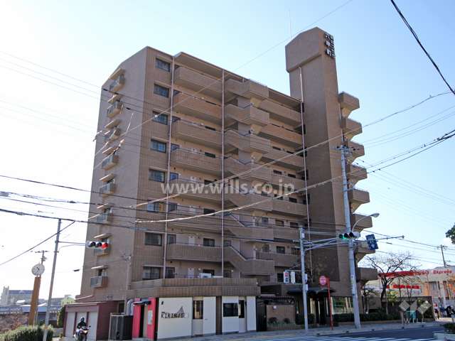 朝日プラザ六甲町の外観(北東側から)