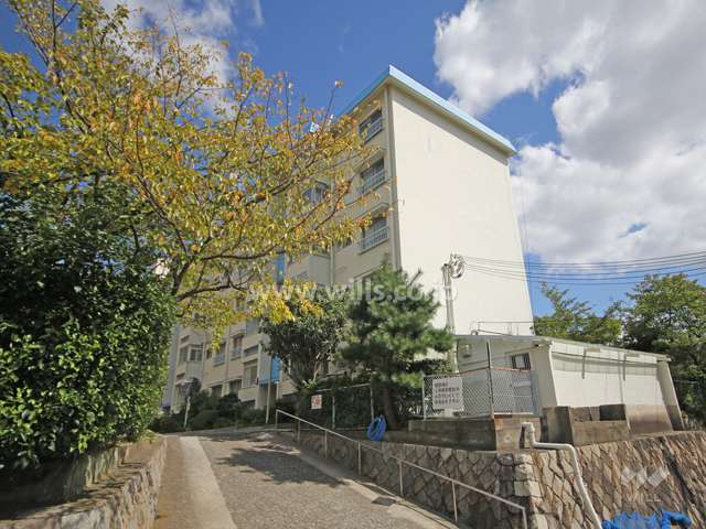 鶴甲コーポ1号館の外観(北西側から)