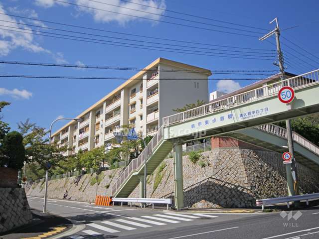 鶴甲コーポ11号館の遠景