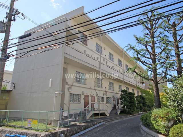 鶴甲コーポ29号館の外観(北東側から)