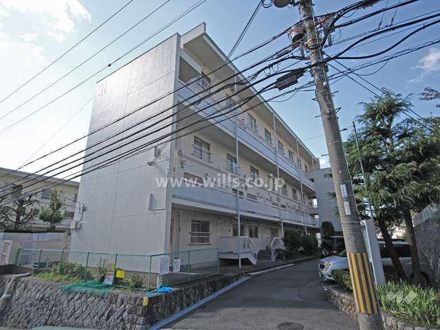 鶴甲コーポ31号館の外観(北東側から)