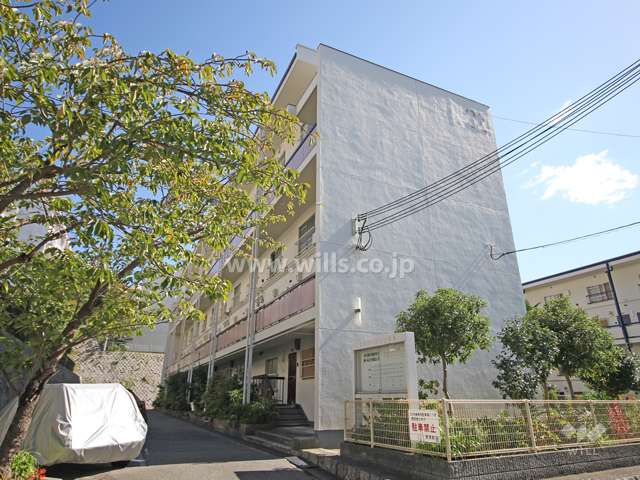 鶴甲コーポ32号館の外観(北西側から)