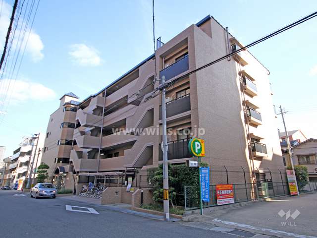 藤和シティホームズ六甲友田町の外観(北西側から)
